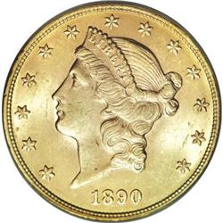 1890 $20 MS63 ICG
