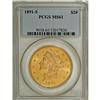 Image 1 : 1891-S $20 MS61 PCGS