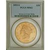 Image 1 : 1893-S $20 MS62 PCGS