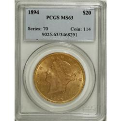 1894 $20 MS63 PCGS