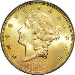 1894 $20 MS64 PCGS