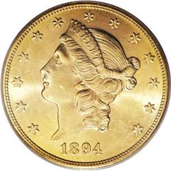 1894-S $20 MS64 PCGS