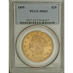 1895 $20 MS62 PCGS