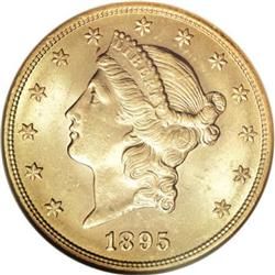1895 $20 MS64 NGC