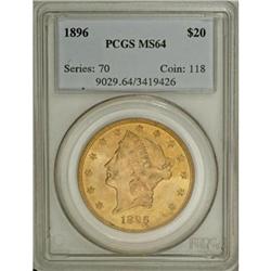 1896 $20 MS64 PCGS