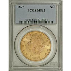 1897 $20 MS62 PCGS