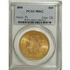 Image 1 : 1898 $20 MS62 PCGS