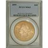 Image 1 : 1899 $20 MS63 PCGS