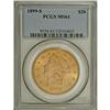 Image 1 : 1899-S $20 MS61 PCGS