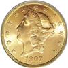 1907-S $20 MS64 PCGS
