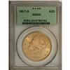 Image 3 : 1907-S $20 MS64 PCGS