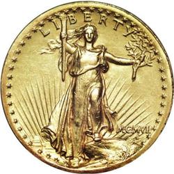 1907 $20 High Relief, Wire Rim AU58 ANACS