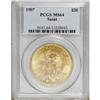 Image 1 : 1907 $20 Arabic Numerals MS64 PCGS