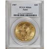 Image 1 : 1907 $20 Arabic Numerals MS64 PCGS