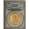 Image 3 : 1908 $20 No Motto MS67 PCGS