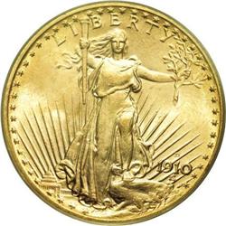 1910-D $20 MS65 PCGS