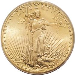 1911 $20 MS64 PCGS