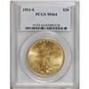 Image 1 : 1911-S $20 MS64 PCGS