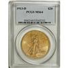 Image 1 : 1913-D $20 MS64 PCGS