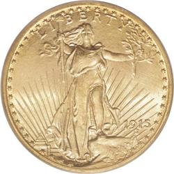 1915 $20 MS64 PCGS