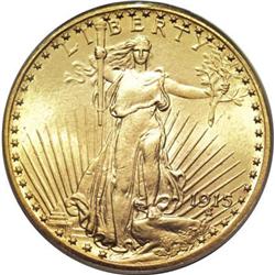 1915 $20 MS64 PCGS
