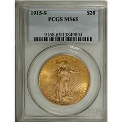 1915-S $20 MS65 PCGS