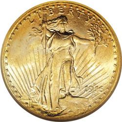 1916-S $20 MS66 NGC CAC