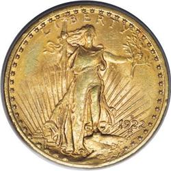 1922-S $20 MS63 PCGS