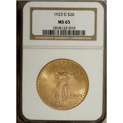 1923-D $20 MS65 NGC