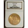 Image 1 : 1923-D $20 MS65 NGC