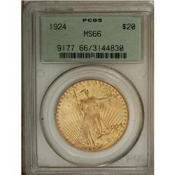 1924 $20 MS66 PCGS