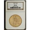 Image 1 : 1924 $20 MS66 NGC