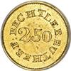 Image 2 : $2 1/2 C. Bechtler Quarter Eagle, 64G. Uneven 22