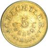 Image 2 : (1837-42) $5 C. Bechtler Five Dollar, 128G. 22C.