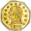 Image 1 : 1872 25C Washington Octagonal 25 Cents, BG-722,