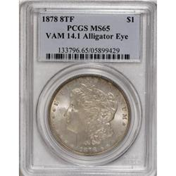 1878 8TF $1 MS65 PCGS