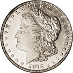 1878 7/8TF $1 Strong AU55 NGC