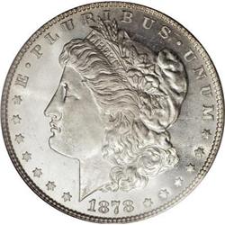 1878 7TF $1 Reverse of 1878 MS66 Prooflike PCGS