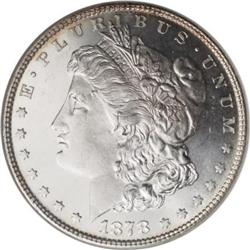 1878 7TF $1 Reverse of 1878 MS65 Deep Mirror