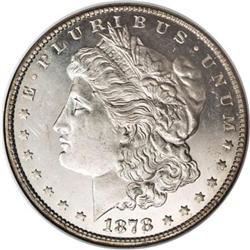 1878 7TF $1 Reverse of 1879 MS64 Deep Prooflike