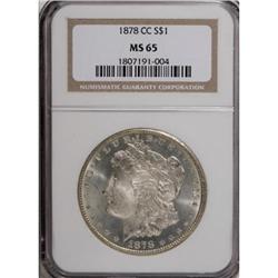 1878-CC $1 MS65 NGC