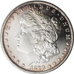 1878-S $1 MS65 Deep Mirror Prooflike NGC