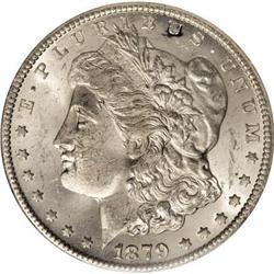 1879-CC $1 Capped Die MS62 NGC