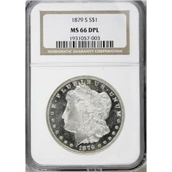1879-S $1 MS66 Deep Mirror Prooflike NGC