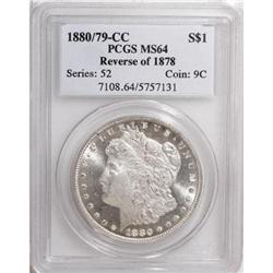1880/79-CC $1 Reverse of 1878 MS64 PCGS
