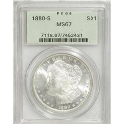 1880-S $1 MS67 PCGS