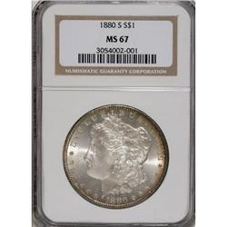 1880-S $1 MS67 NGC