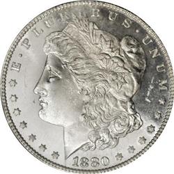 1880-S $1 MS67 Deep Mirror Prooflike NGC
