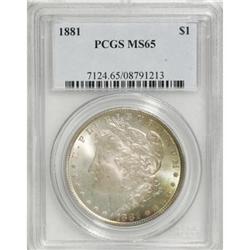 1881 $1 MS65 PCGS