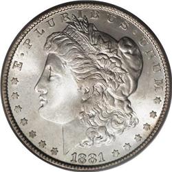 1881 $1 MS66 PCGS